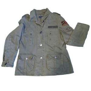 Active Wear Army Green Jacket Size 10